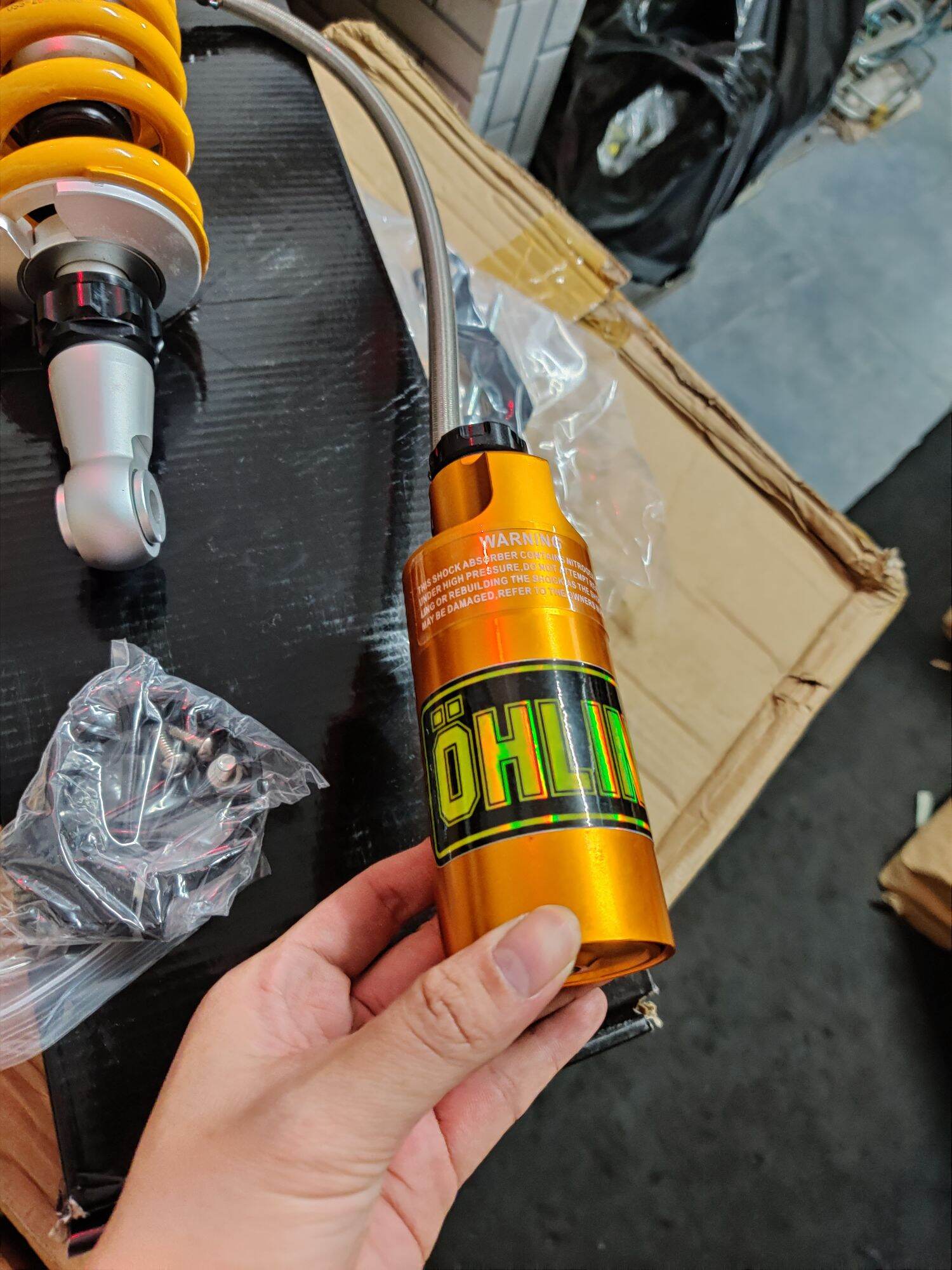 [HCM]Phuộc OHLINS bình dầu dành cho Raider Satria