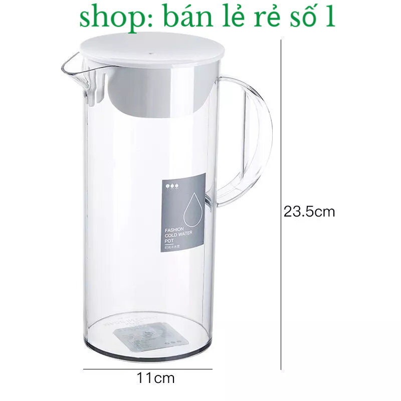 Bình đựng nước nhựa meka cao cấp 1700ml