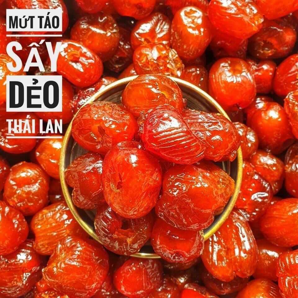 Táo sấy dẻo Thái Lan tách hạt —500g