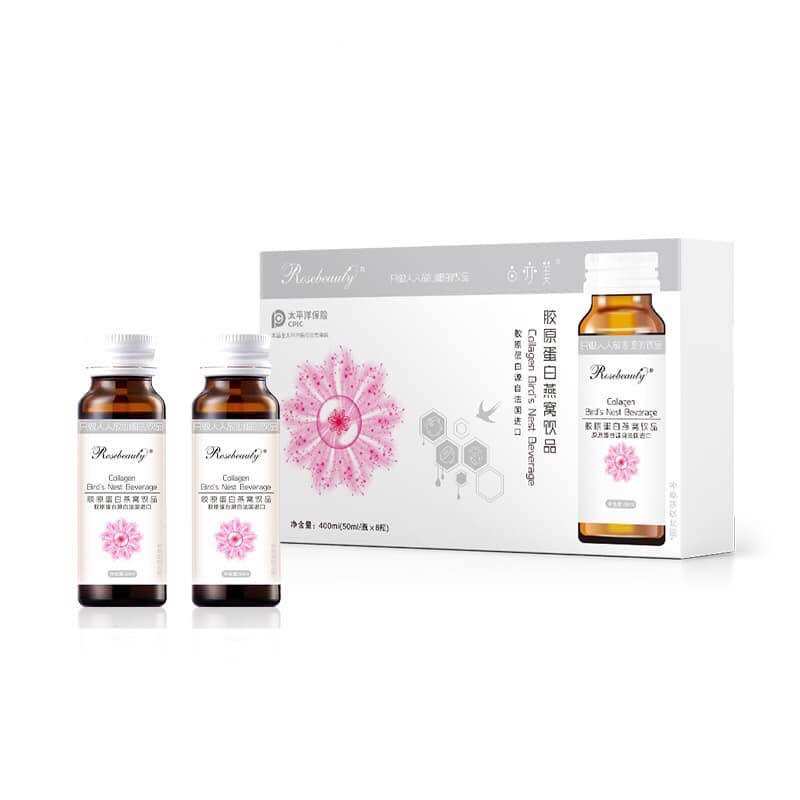 Collagen Rose Beauty phiên bản mới hàm lượng 6000mg bổ sung Vitamin C
