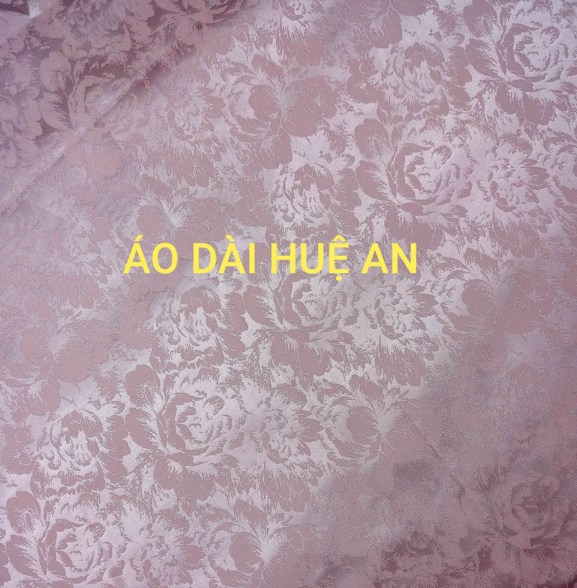 Vải gấm lụa mềm rũ, co dãn, may áo dài, bà ba,...