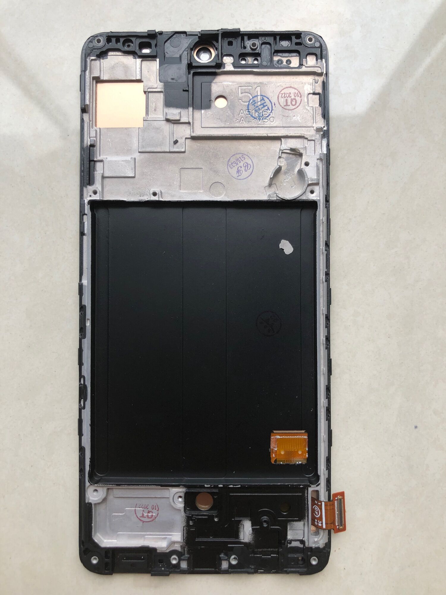 Màn hình bộ Samsung A51 oled co khung