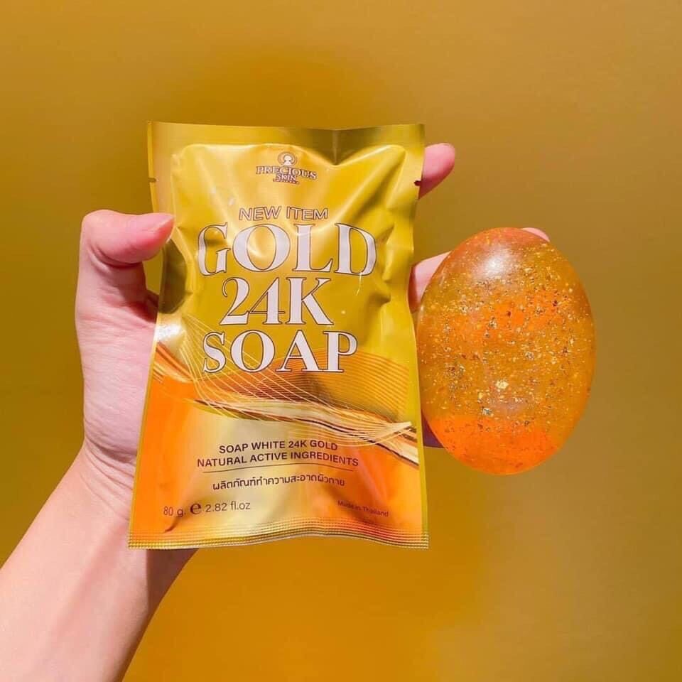 Xà phòng trắng da collagen 24k thái lan