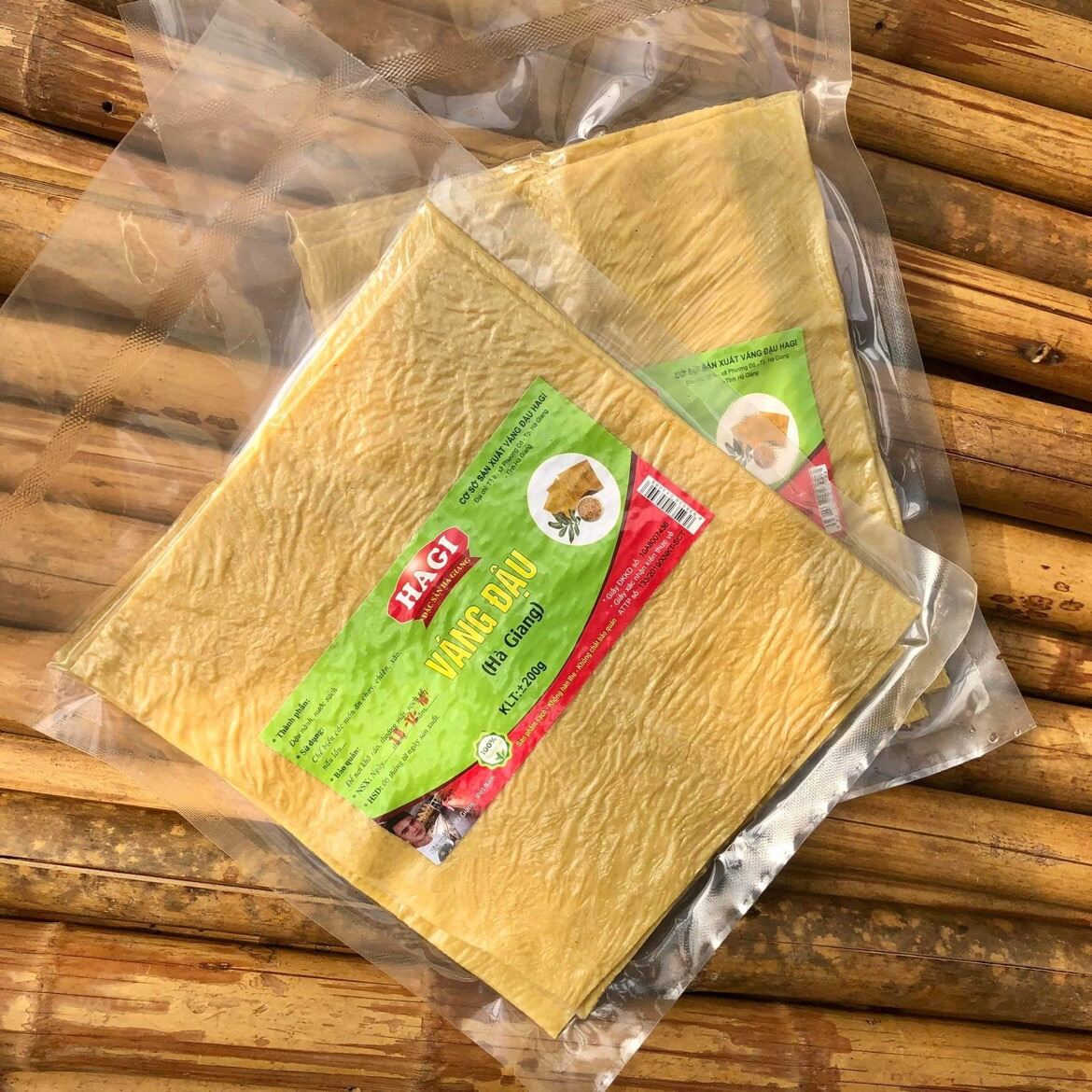 VÁNG ĐẬU KHÔ GÓI 200 GRAM- TÀU HŨ KY - PHÙ TRÚC KHÔ LOẠI ĐẶC BIỆT CHAY MẶN ĐỀU ĐƯỢC