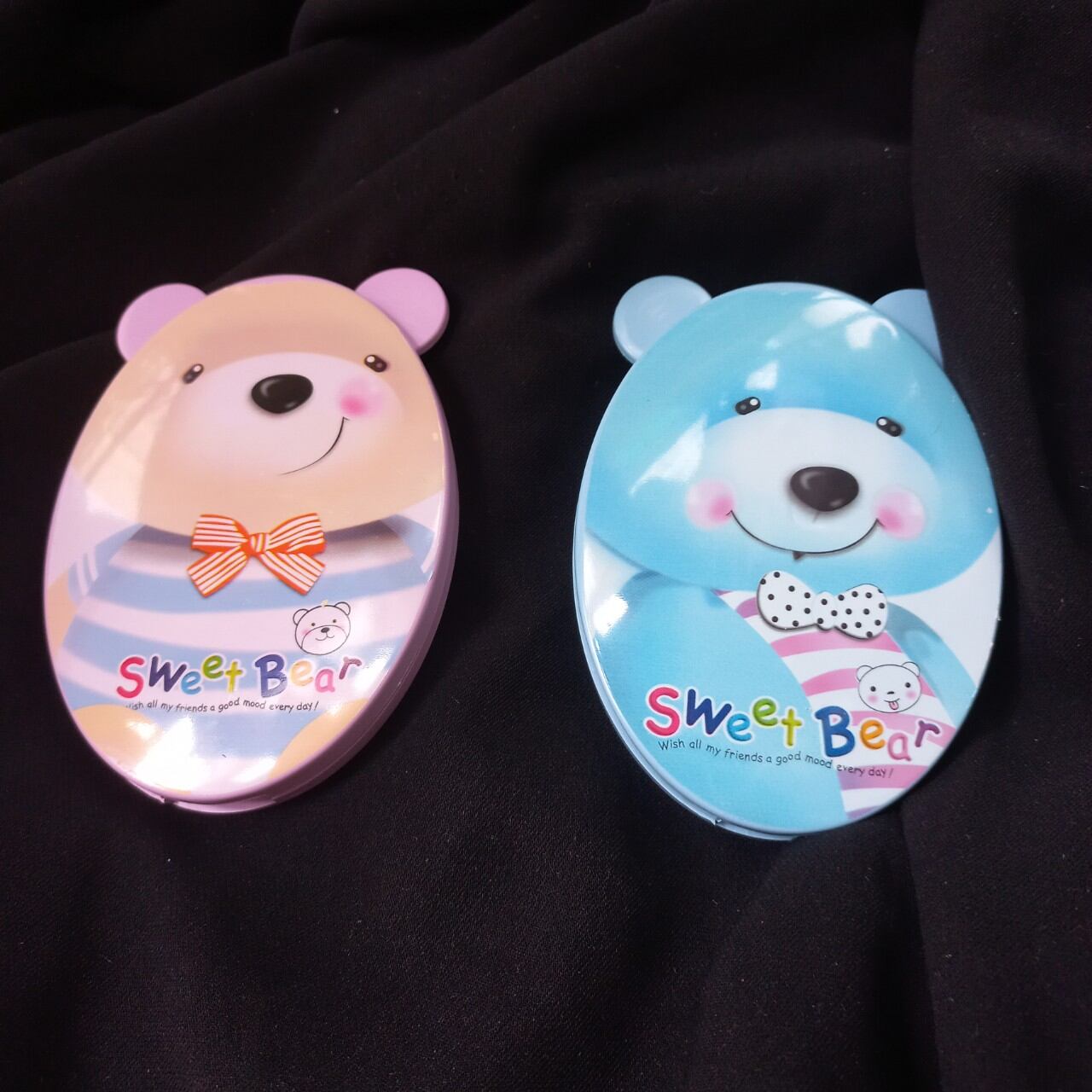 Gương soi kèm lược bỏ bóp (8×11cm)