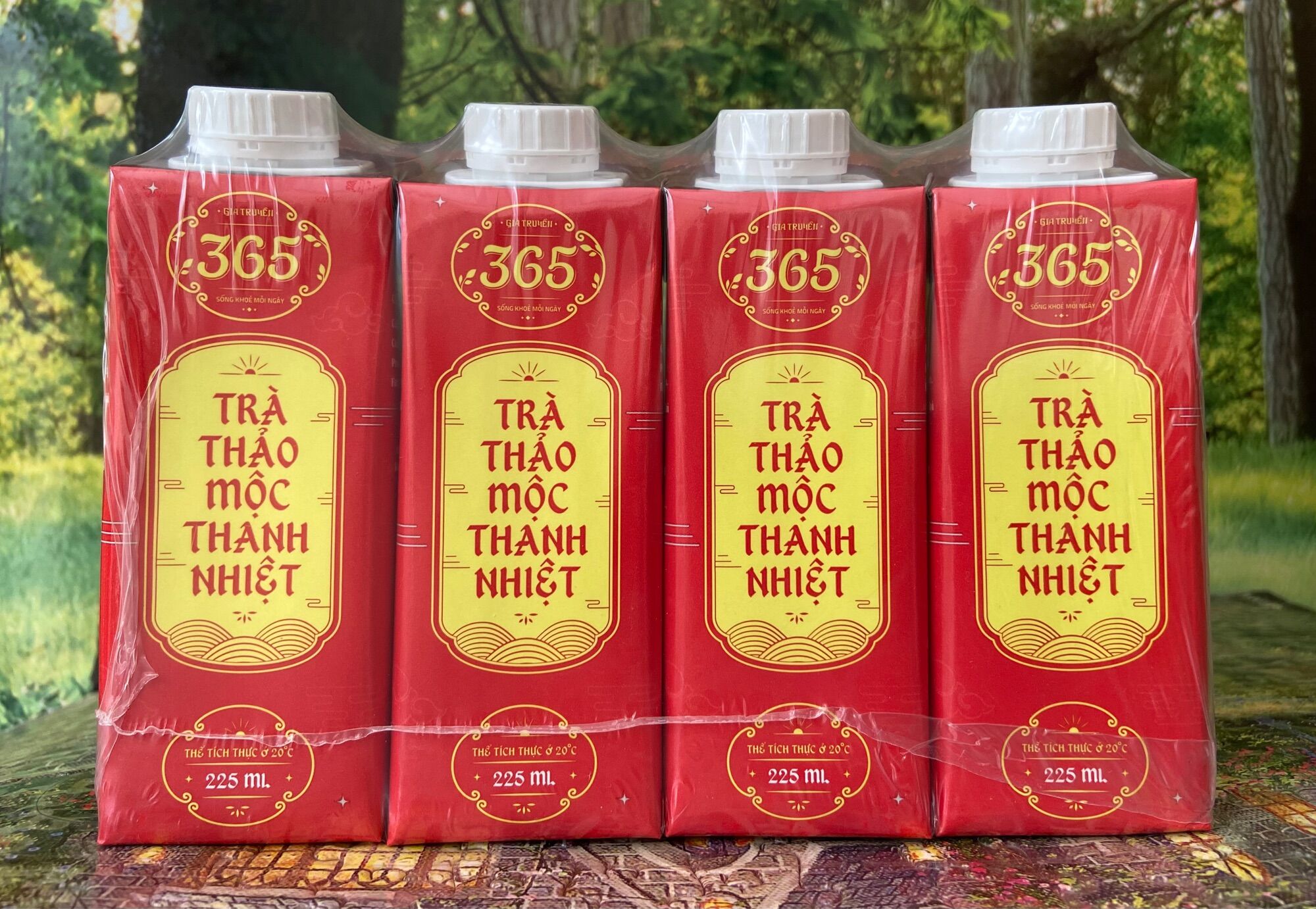 1 thùng trà thảo mộc thanh nhiêt cozy 24 hộp/hộp 225ml