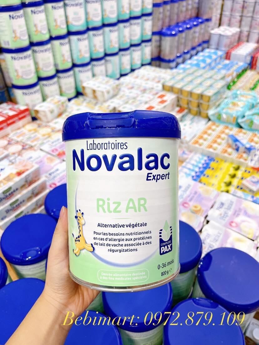 Sữa Novalac Riz AR Pháp 800gr (dành cho bé dị ứng sữa bò)