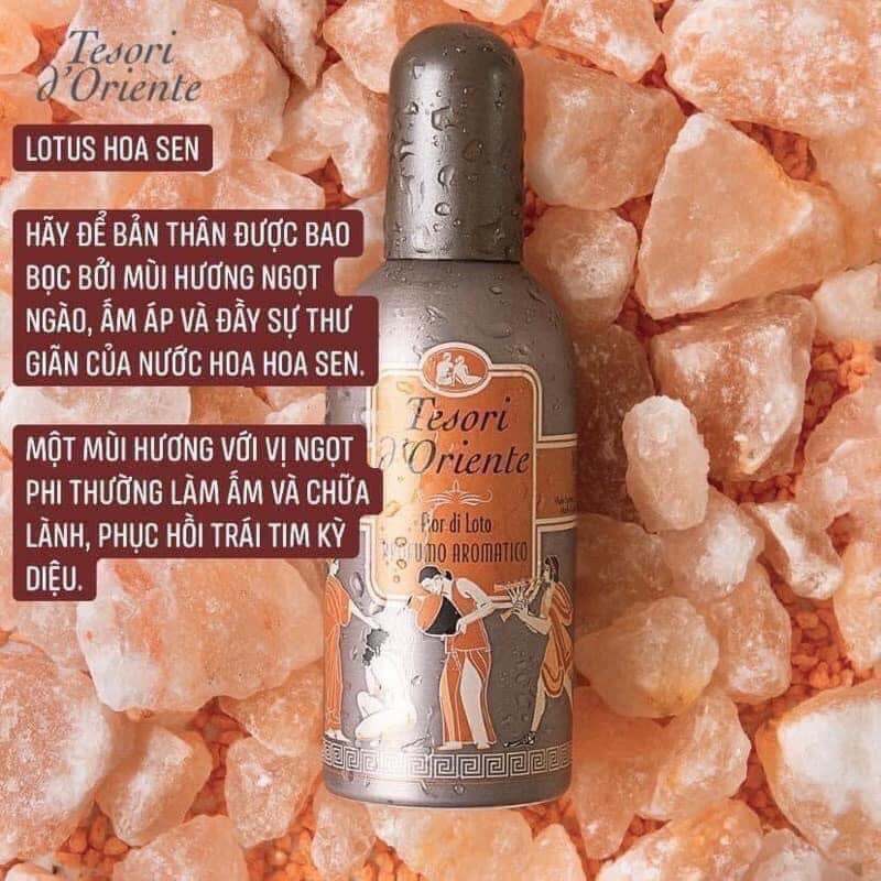Nước hoa Tesori D' Oriente hoa sen ngọt ngào 100ml