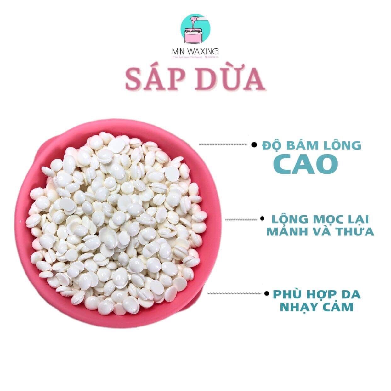 Sáp dừa siêu bám lông