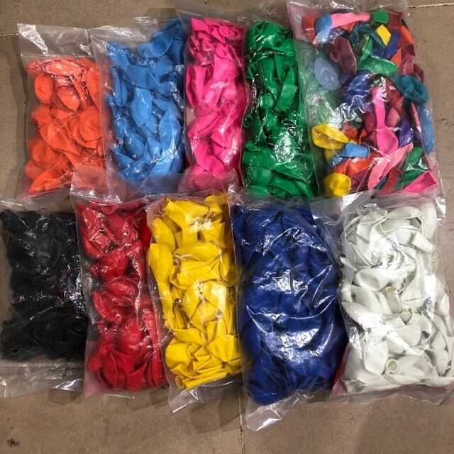 Sét gần 100 quả bóng bay thổi to loại dày xin