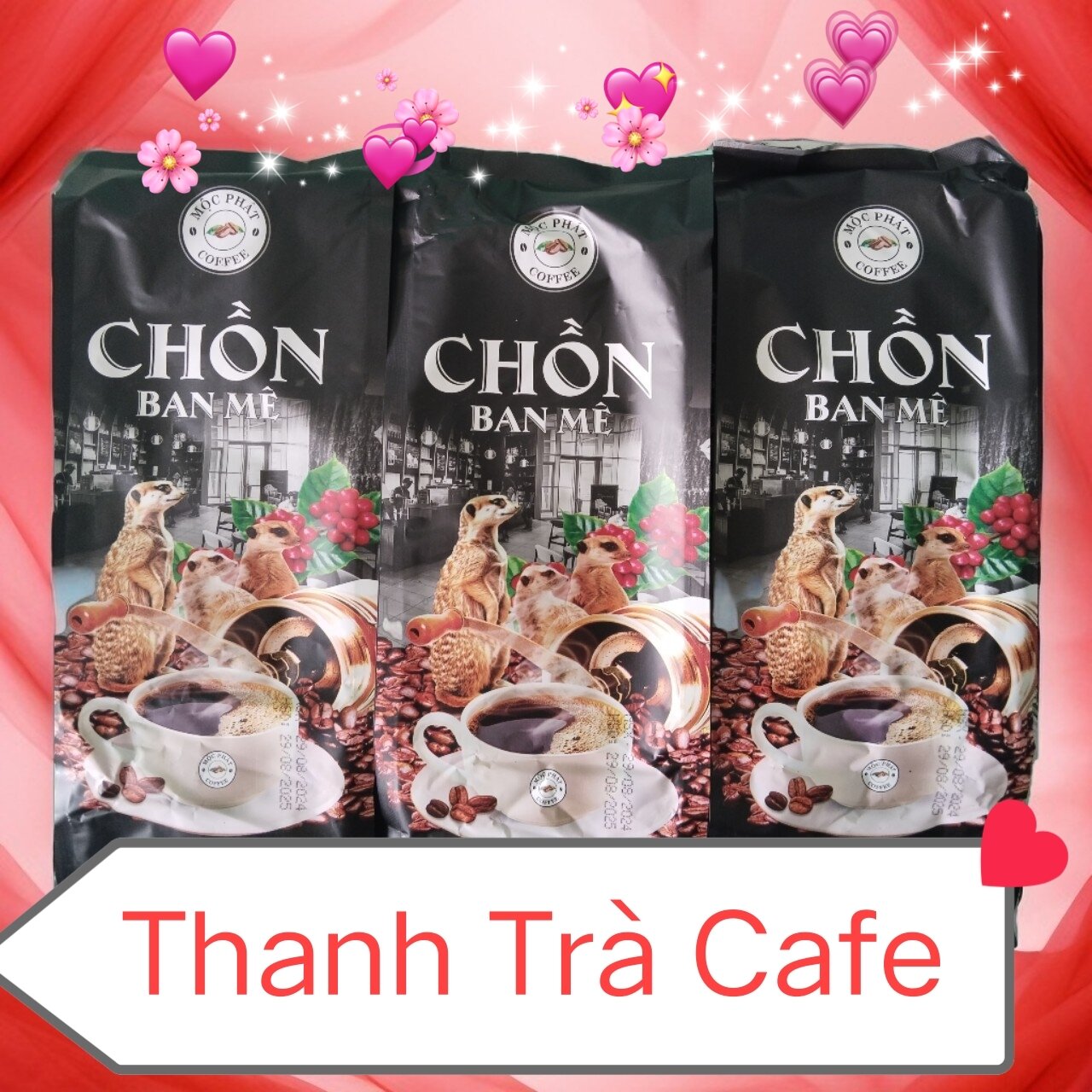 Combo 3 gói cafe Chồn BAN MÊ, THƠM, BÉO, SÁNH, ĐẬM.