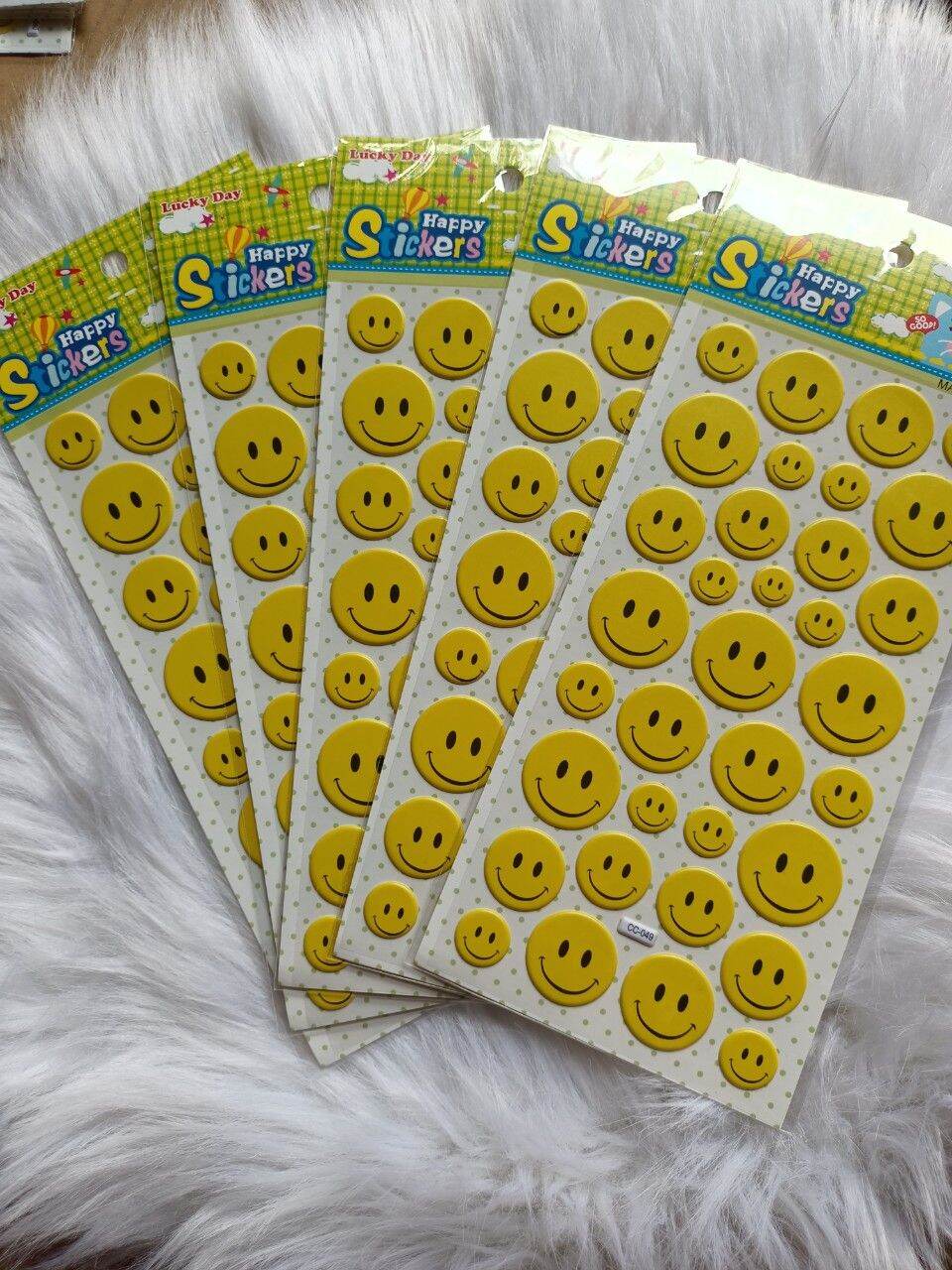 [HCM] 5 tờ Hình dán sticker mặt cười như hình