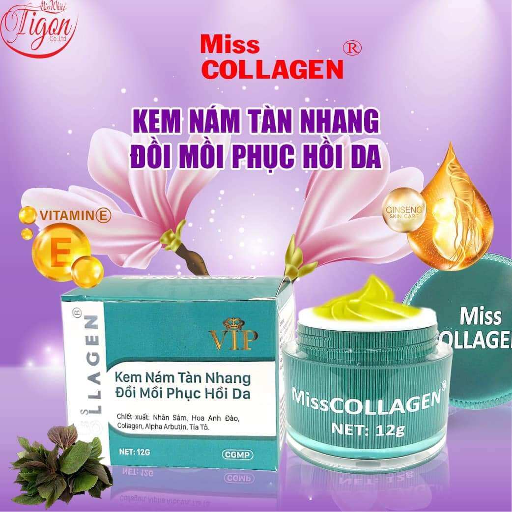 Kem miss collagen nám tàn nhang phục hồi da 15g