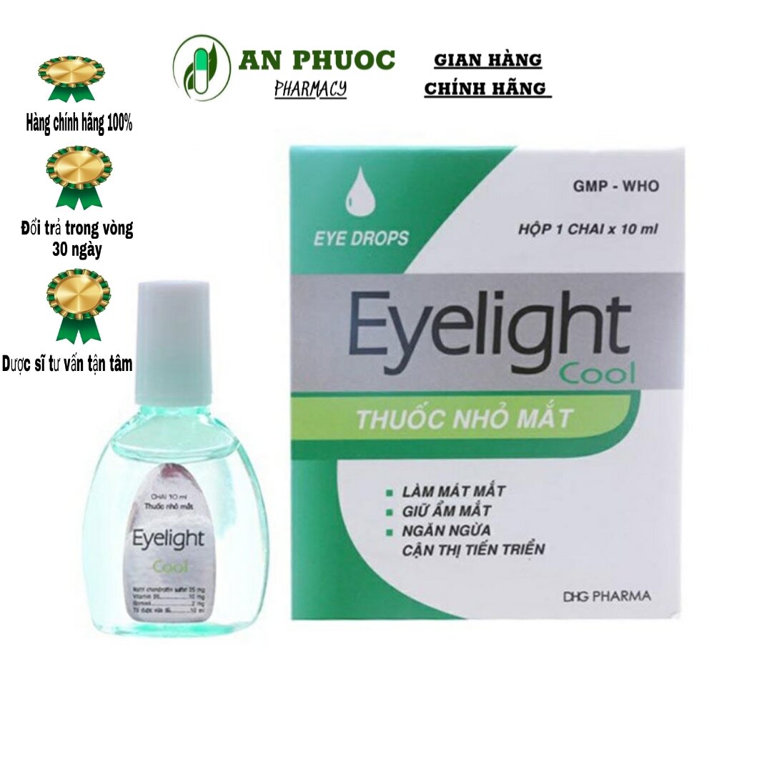 (AN PHƯỚC PHARMA) Nhỏ Mắt Eyelight Cool Chai 10ml