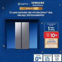 [MIỄN PHÍ VẬN CHUYỂN] Tủ Lạnh Samsung SBS với SpaceMax™ 583L Màu Bạc RS57DG400EM9SV