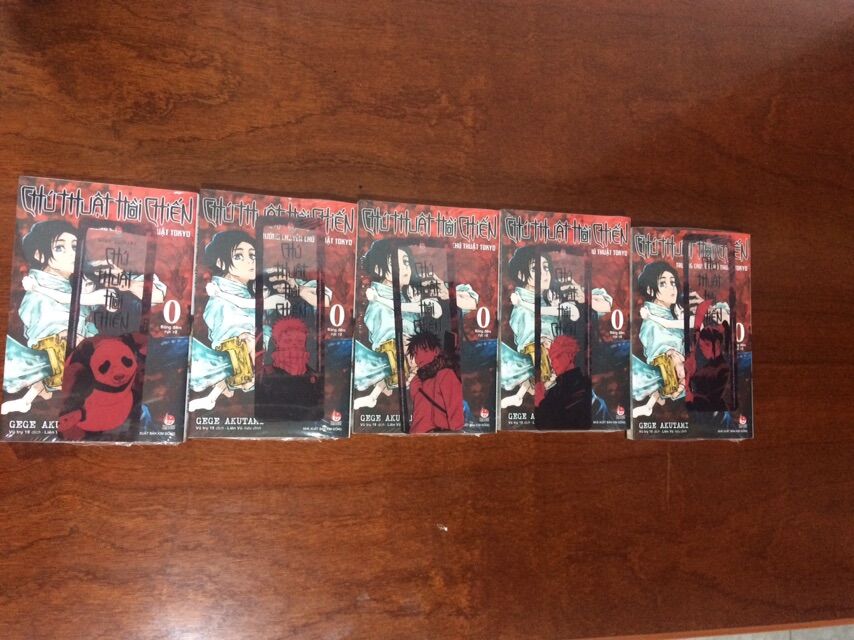 5 quyển jjk + 5 bookmark