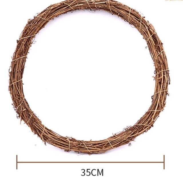 vòng cỏ khô handmade