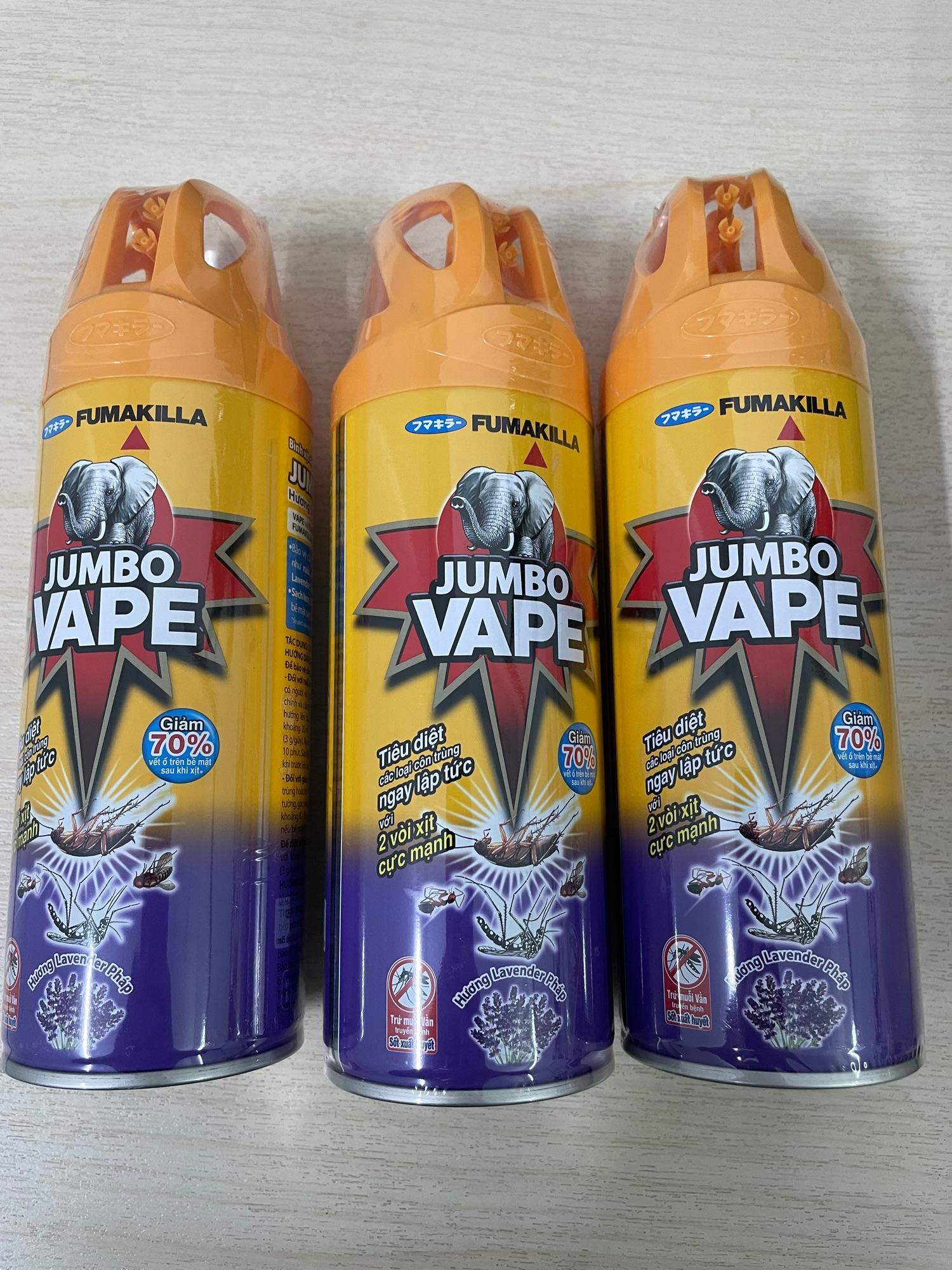 Xịt muỗi jumbo hương lavender 300ml.
