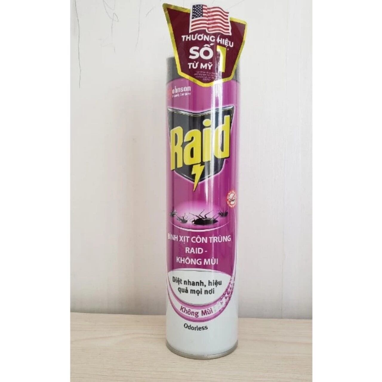 Bình xịt muỗi Raid 520ml