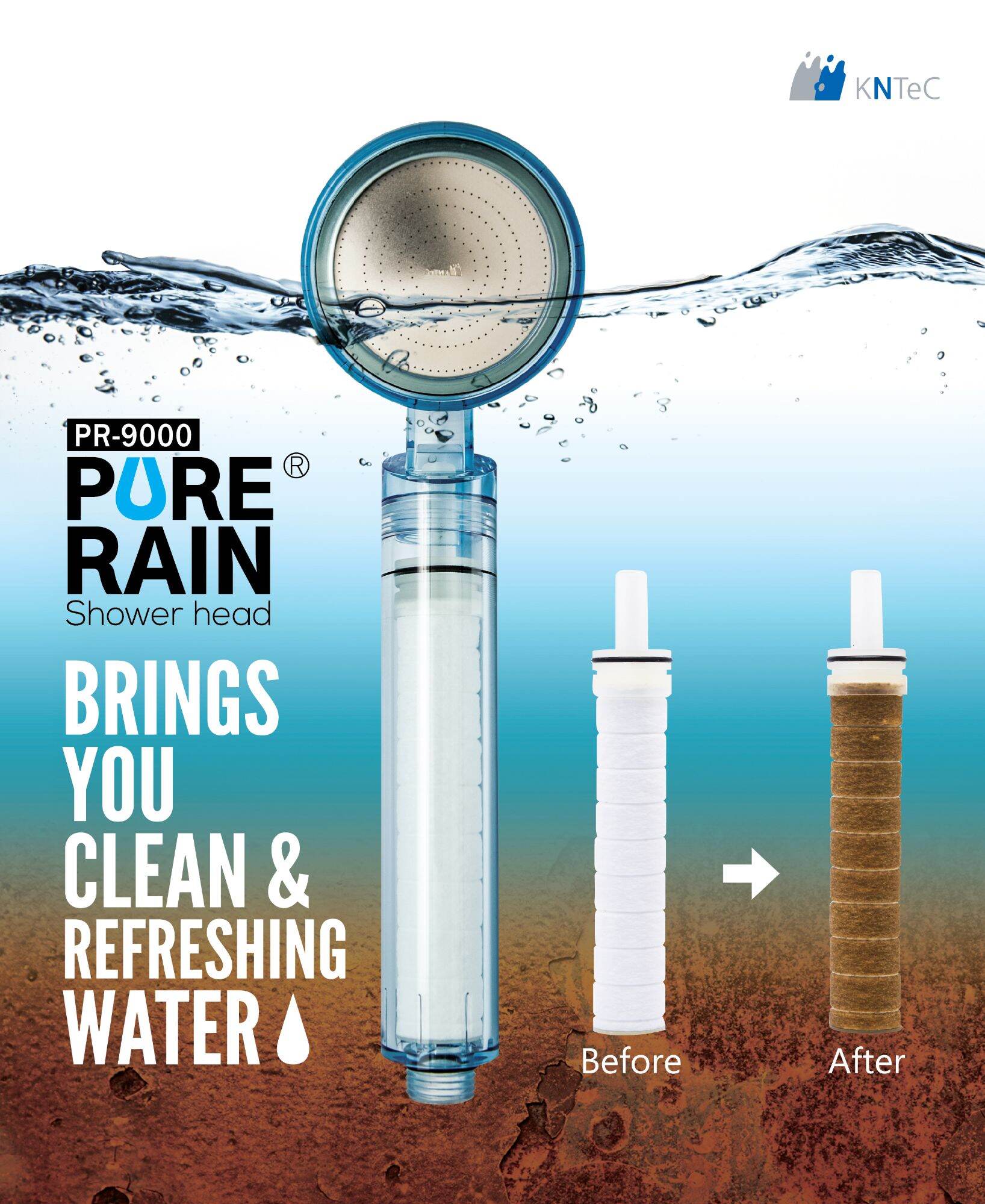 Lõi lọc thay thế vòi sen pure rain pr-9000