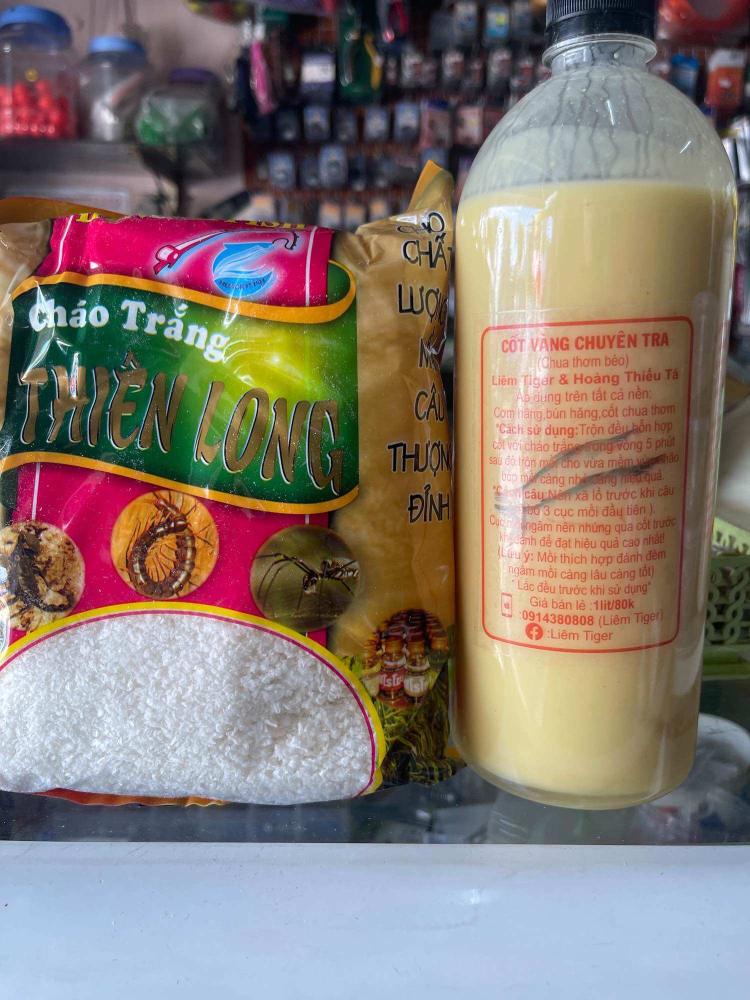 1 Chai Cốt Com Hăng Ủ Chua Thơm , Côt Vàng Câu Cá Tra