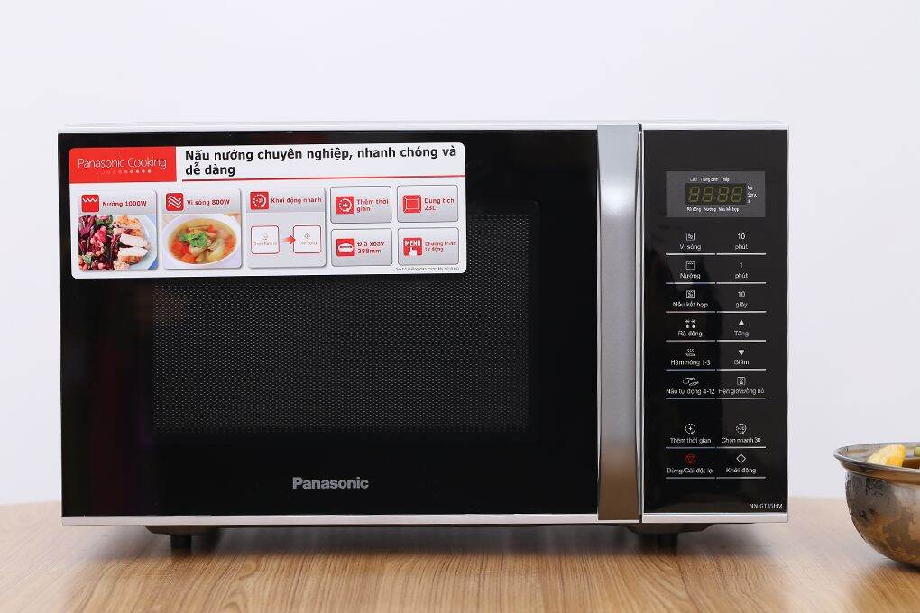 Lò vi sóng có nướng panasonic nn-gt35hmyue 23 lít