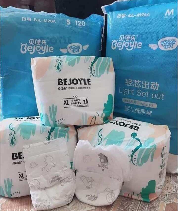 Bỉm BEJOYLE xanh/trắng/tím đủ size cho bé