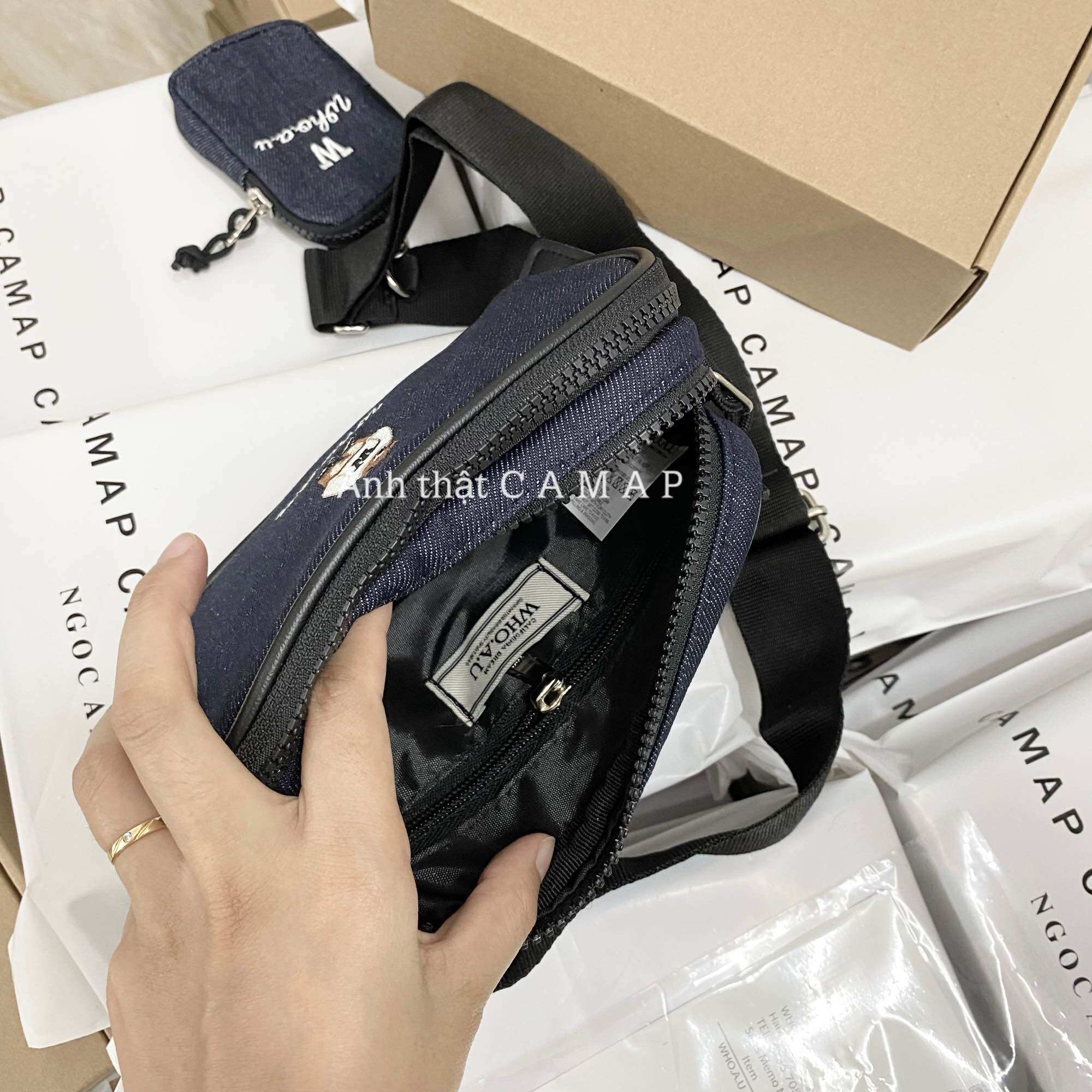Túi đeo chéo Unisex Whoau
