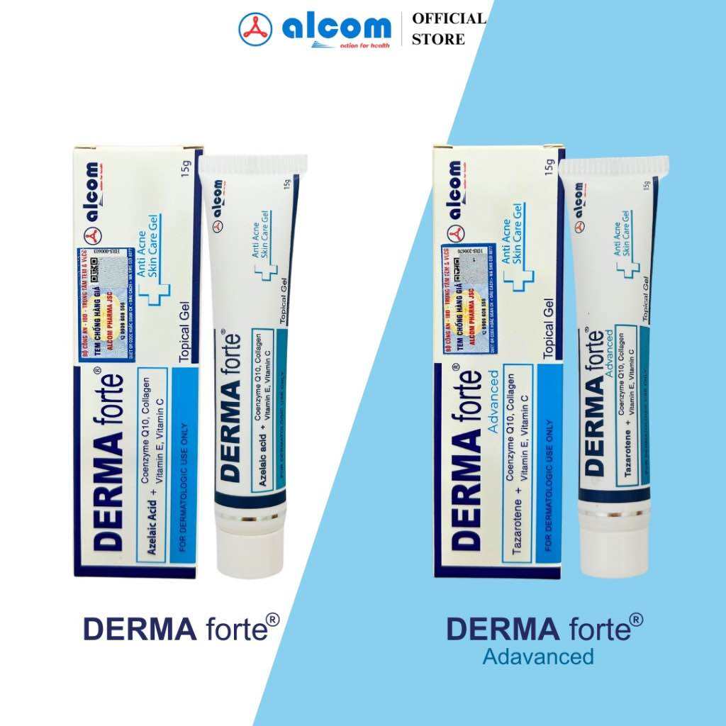 Derma forte hỗ trợ thâm mụn ngừa mụn trứng cá 15g