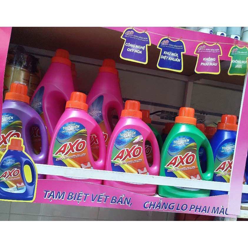 Nước Tẩy Quần Áo Màu AXO chai 800ml