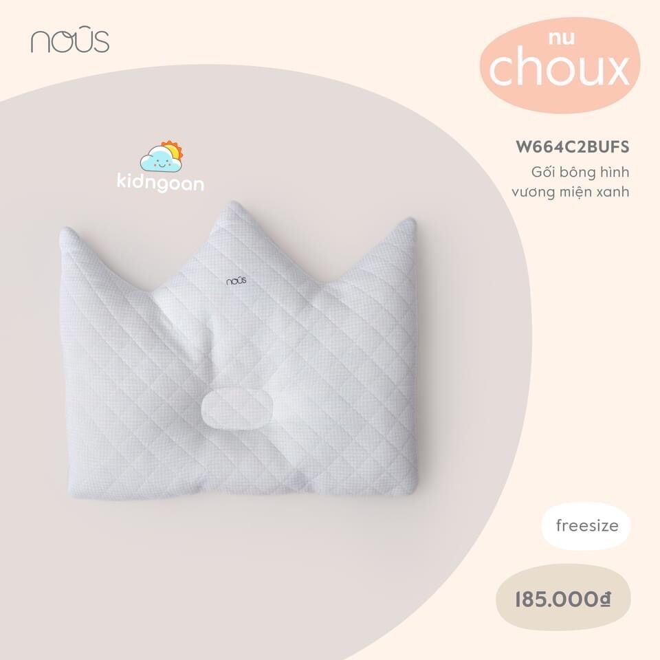 Gối bông siêu mềm cho bé NOUS