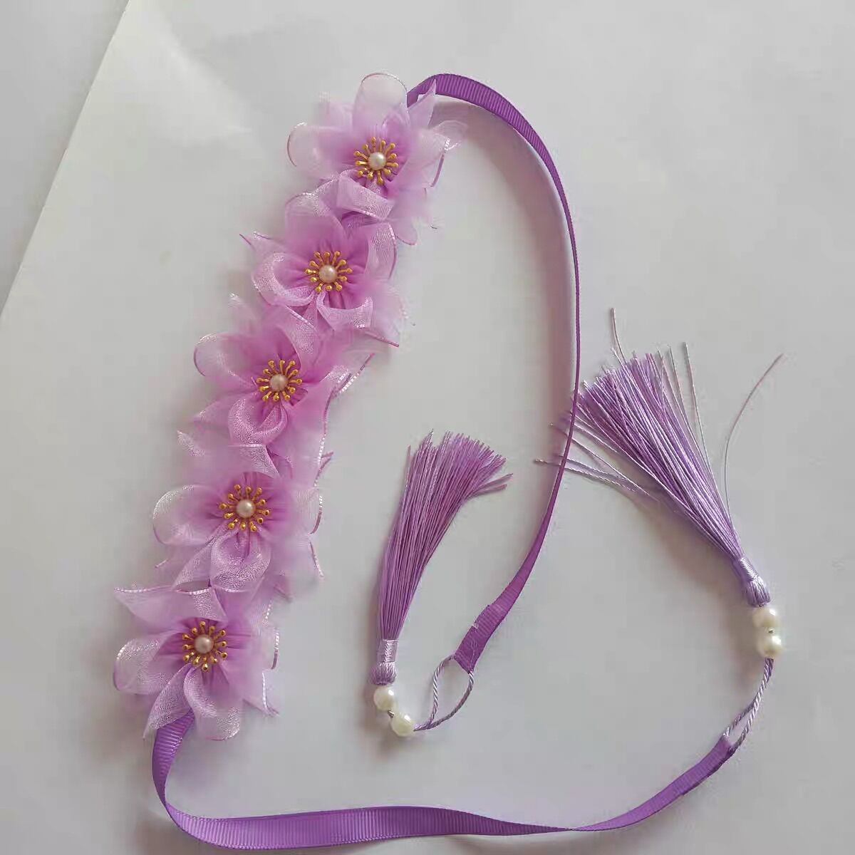 Dây cột tóc hoa xinh