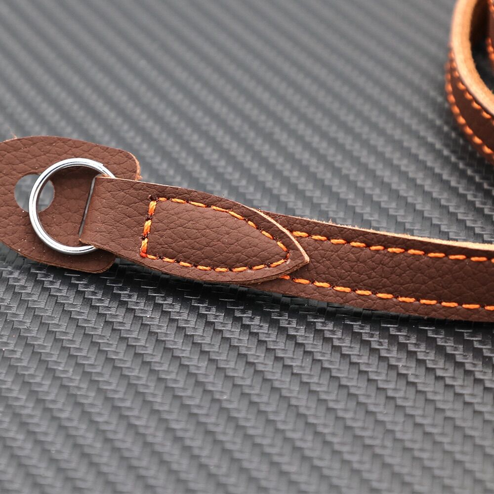 Dây đeo máy ảnh da thật 2 lớp handmade - S200