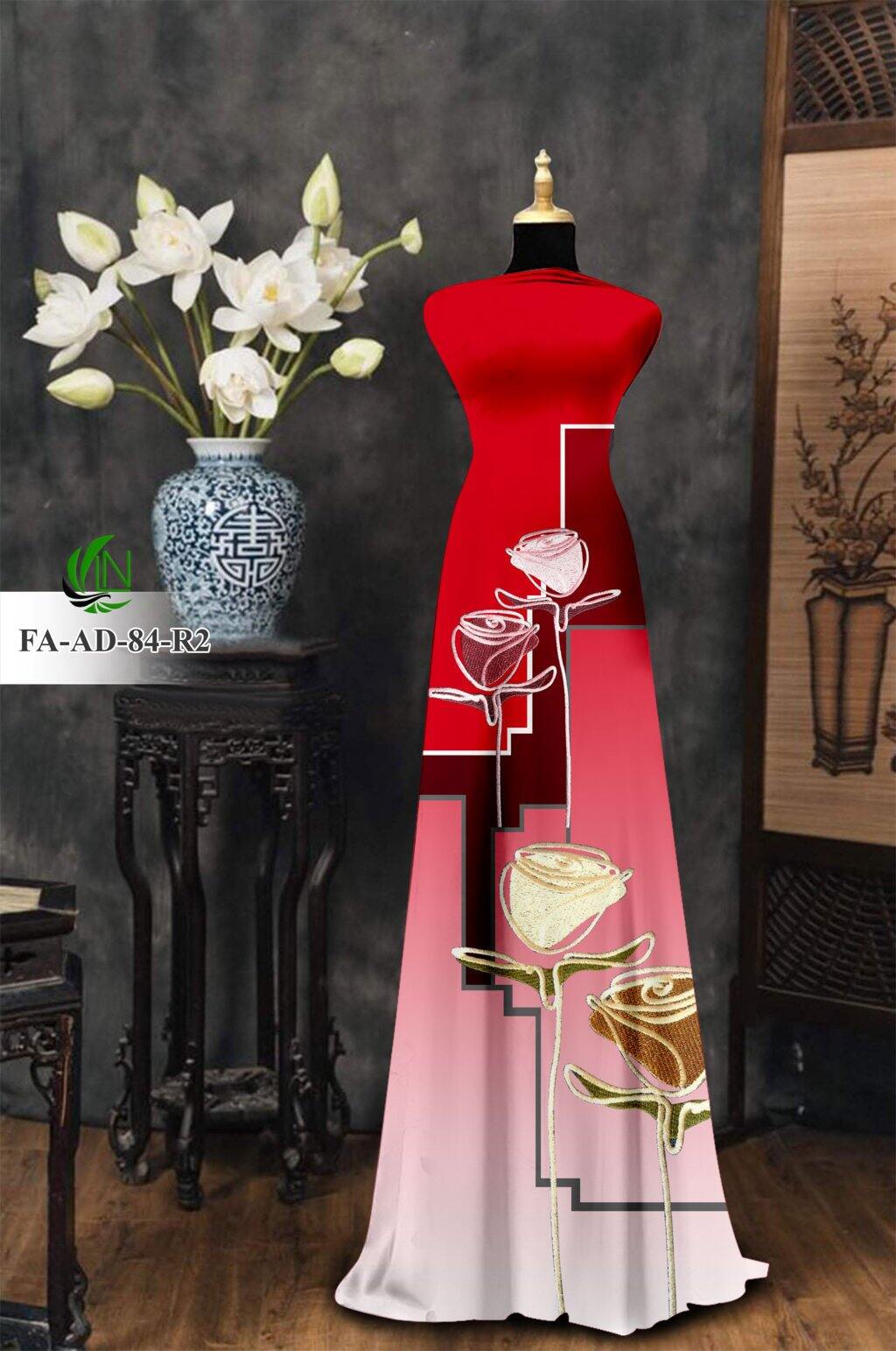Vải Áo Dài 3D