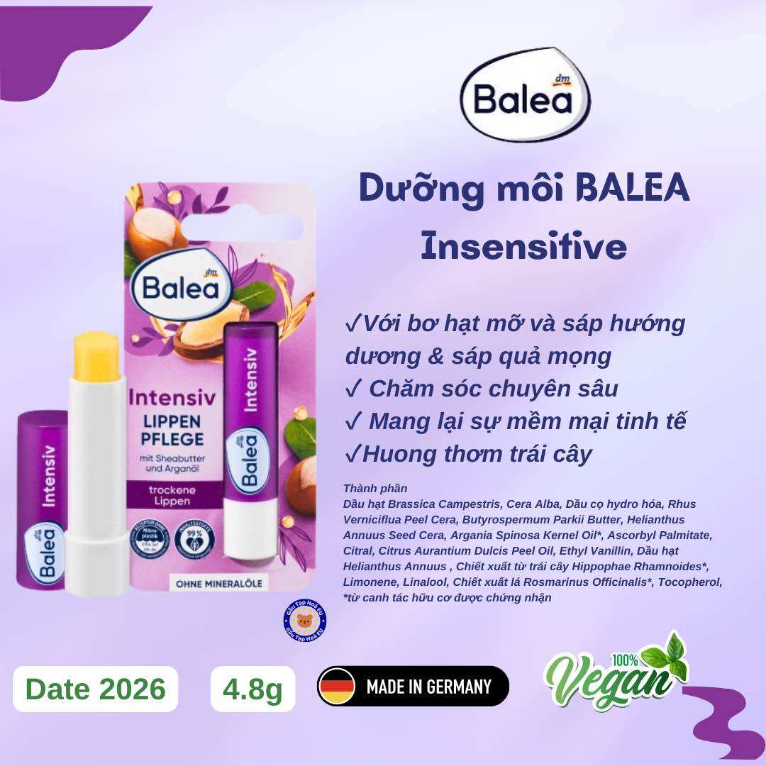 Son dưỡng môi Balea Nội địa Đức HERITE