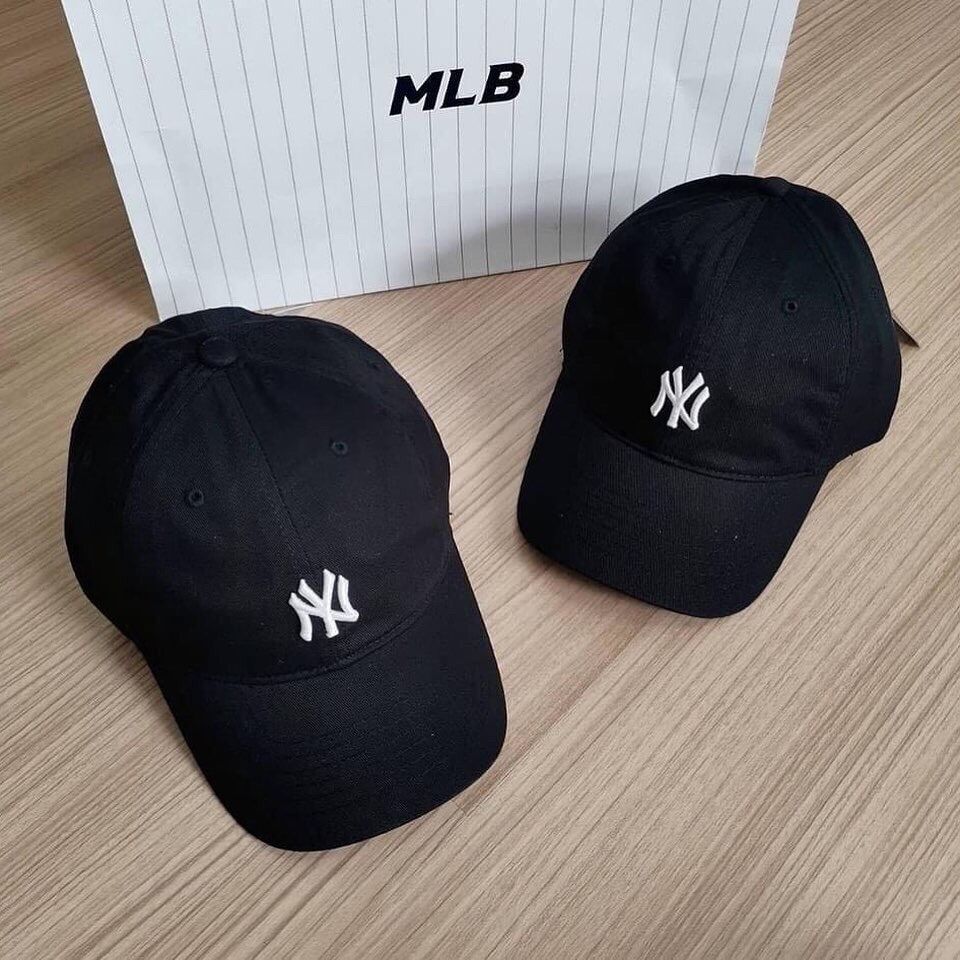 Nón MLB N.Y roockie ball Black (hàng xuất chuẩn)