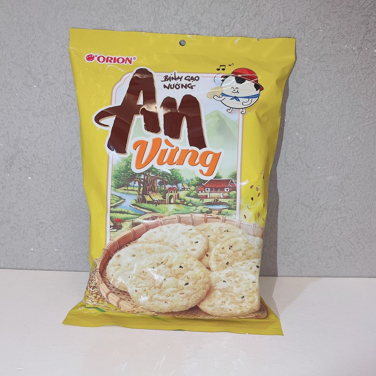 BÁNH GẠO NƯỚNG AN ORION (Vị tự nhiên, khoai tây phô mai, tảo biển, vừng)
