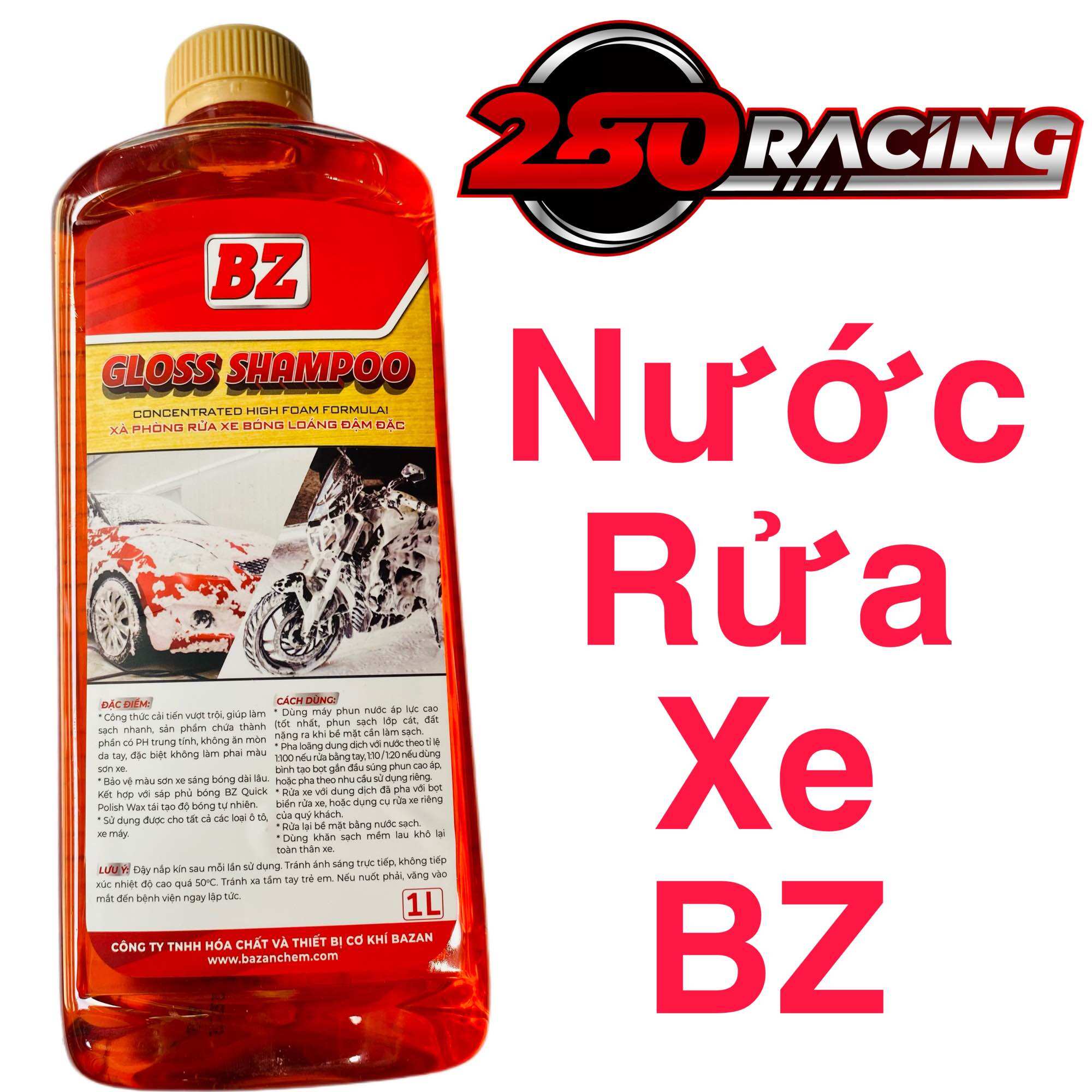 XÀ BÔNG, XÀ PHÒNG RỬA XE BZ BÓNG LOÁNG