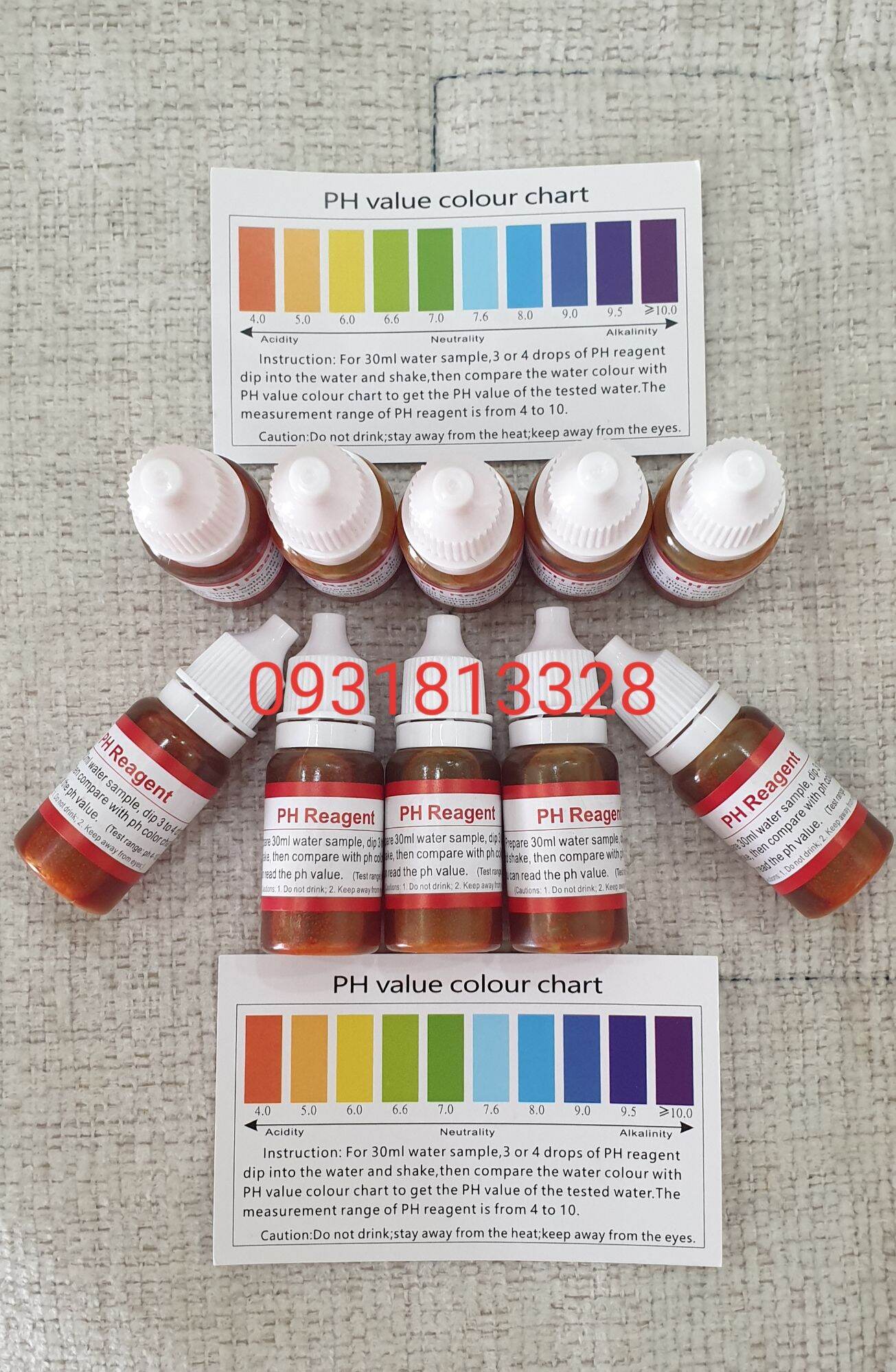 Dung dịch test pH cựa nước