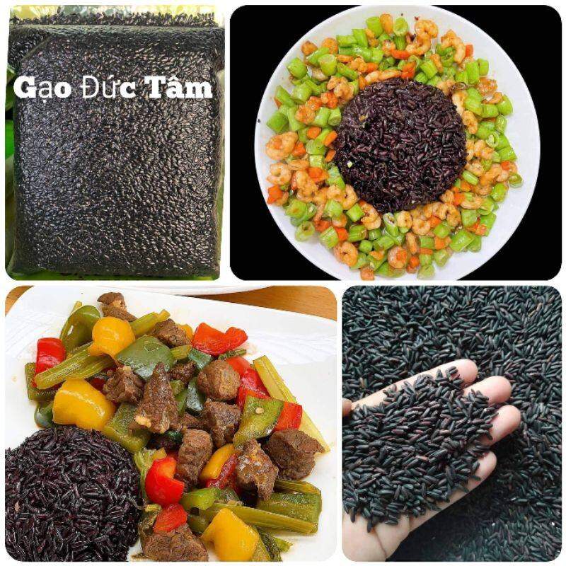 Gạo lứt đen điện biên thơm dẻo (Túi 2kg hút chân không)