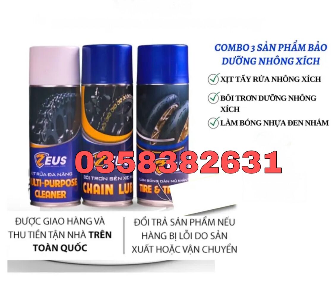 Bộ 3 zues rửa sên, dưỡng sên, dưỡng bóng vỏ nhám.