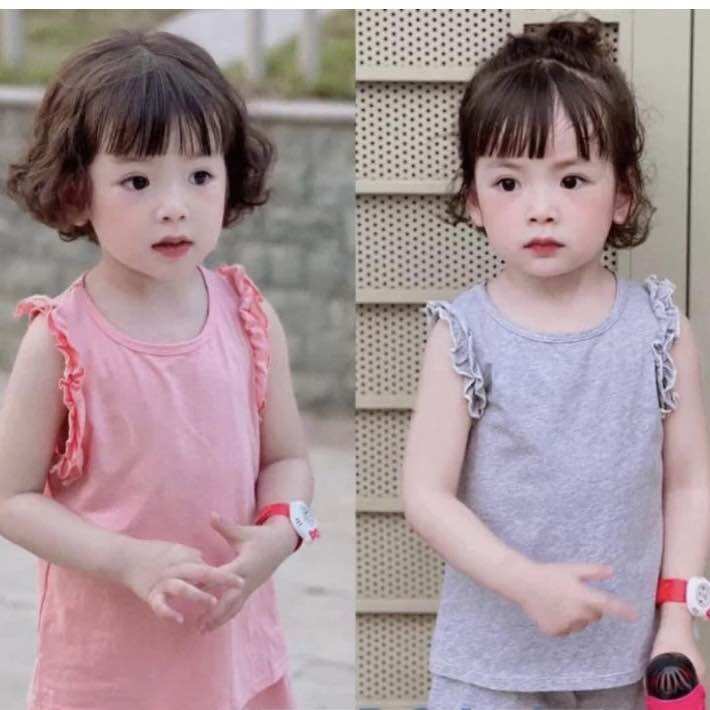 Bộ sát nách bèo vai HM bé gái