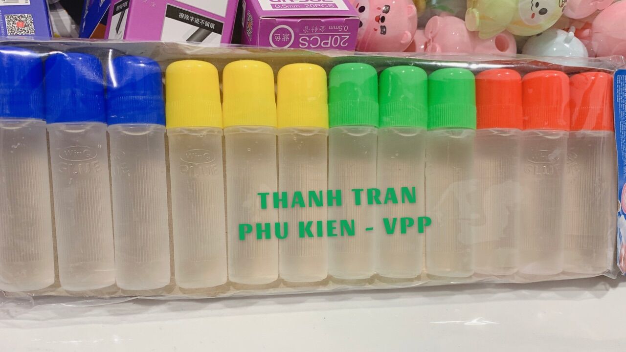 12 chai hồ dán 25ml WinQ (GL-06) đầu lưới
