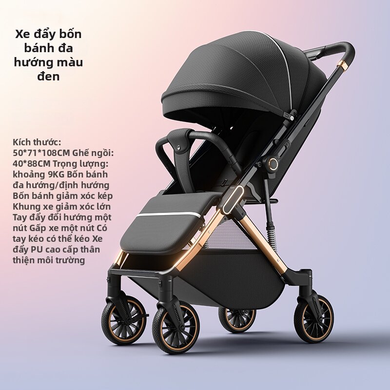 Reversible Lightweight Stroller Baby Carriage - 8