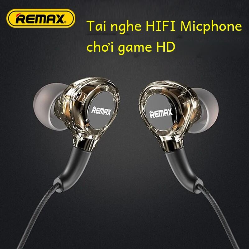 Tai Nghe In-Ear Có Dây Remax Có Mic Điều Chỉnh Âm Lượng Cho iPhone Xiaomi Huawei Samsung Loại C Jack Cắm 3.5 Mm Lightning Chống Nước trò Chơi Thể Thao Tai Nghe Nhạc