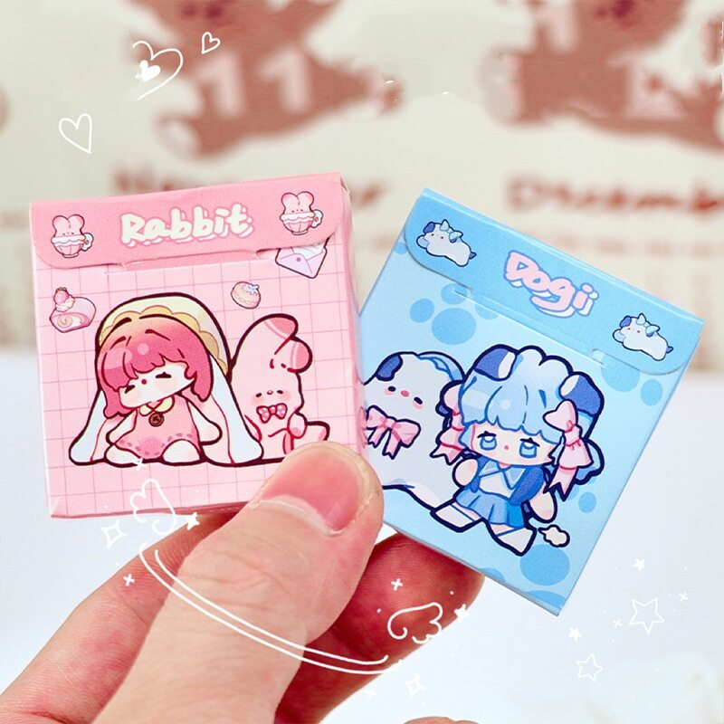 Hộp 40 hình dán sticker chibi dễ thương