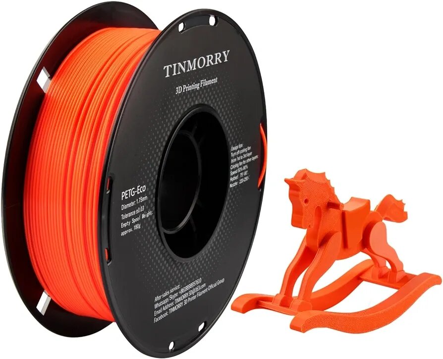 Tinmorry: Vật Liệu Tiêu Hao In Petg3d Cấp Tiếp Xúc Thực Phẩm Vật Liệu PETG-ECO Tianrui, Đóng Gói 1Kg