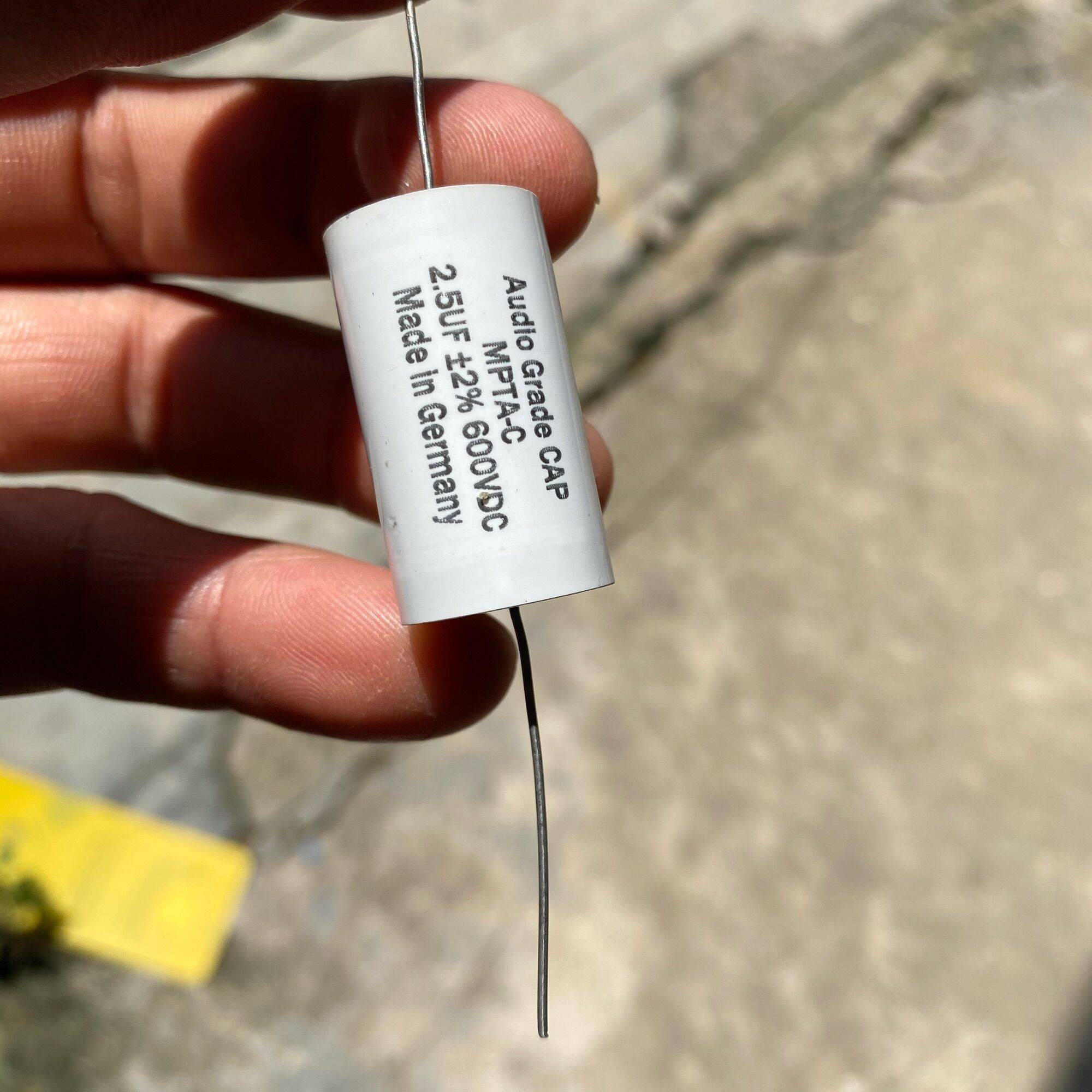 Tụ loa treble 2.5uf /600vdc audio grade cap