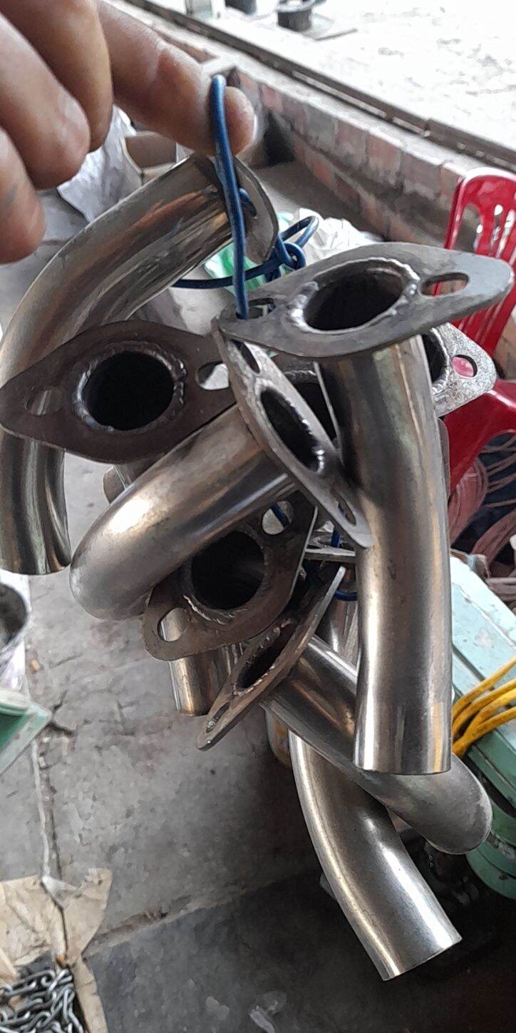 bô nổ inox dùng cho máy 5.5hp đến 7.5hp