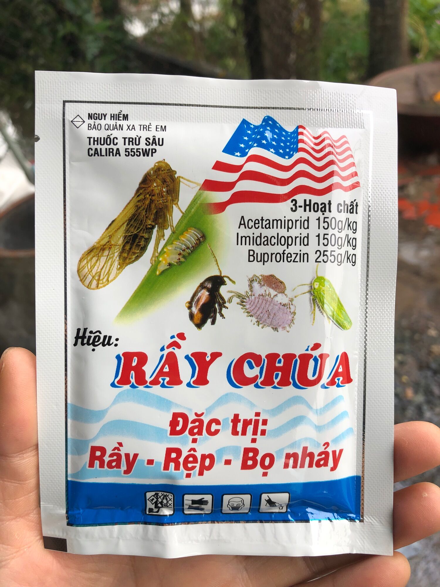 Rầy Chúa- Thuốc trừ rầy 3 hoạt chất, diệt trứng tận gốc*15gr